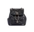 Mini Duma Backpack, &pound;3,200, Handbags, Black, Leather, Front view